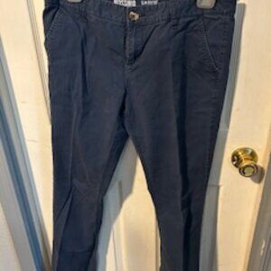 Mossimo Slim Bootcut Pants Blue Juniors 11 | 32x30 Stretch Mid Rise Casual